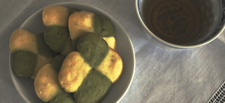 Liebeskummer Rezepte: Grüne-Tee-Plätzchen
